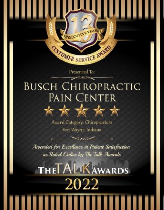 Busch Chiropractic Pain Center wins 2022 Talk Award