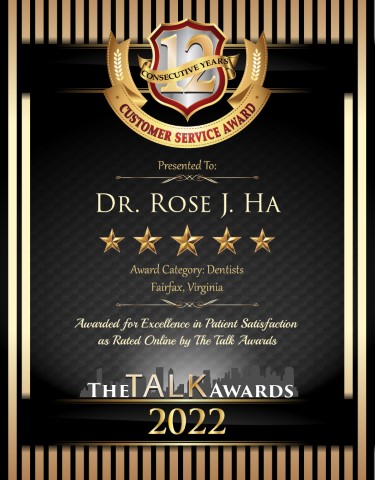 Rose J Ha DDS wins 2022 Talk Award