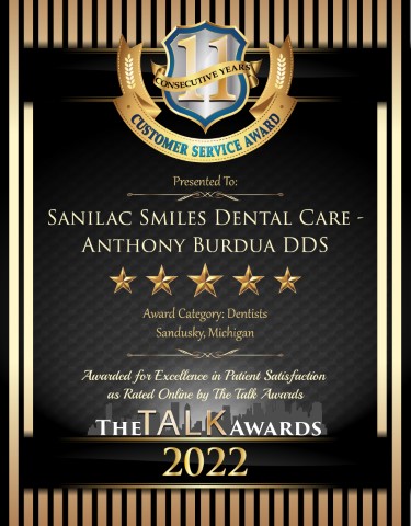 Sanilac Smiles Dental Care wins 2022 Talk Award