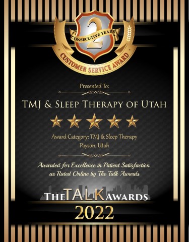 TMJ & Sleep Therapy of Utah wins 2022 Talk Award