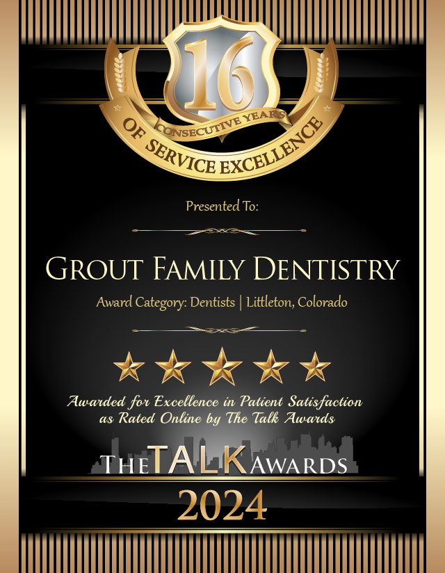 Grout Family Dentistry 2024 15yr