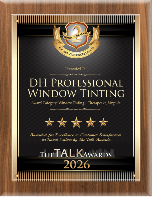 DH Professional Window Tinting 2026 2yr