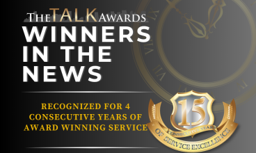 Celebrating Businesses on their 15th Consecutive Talk Award