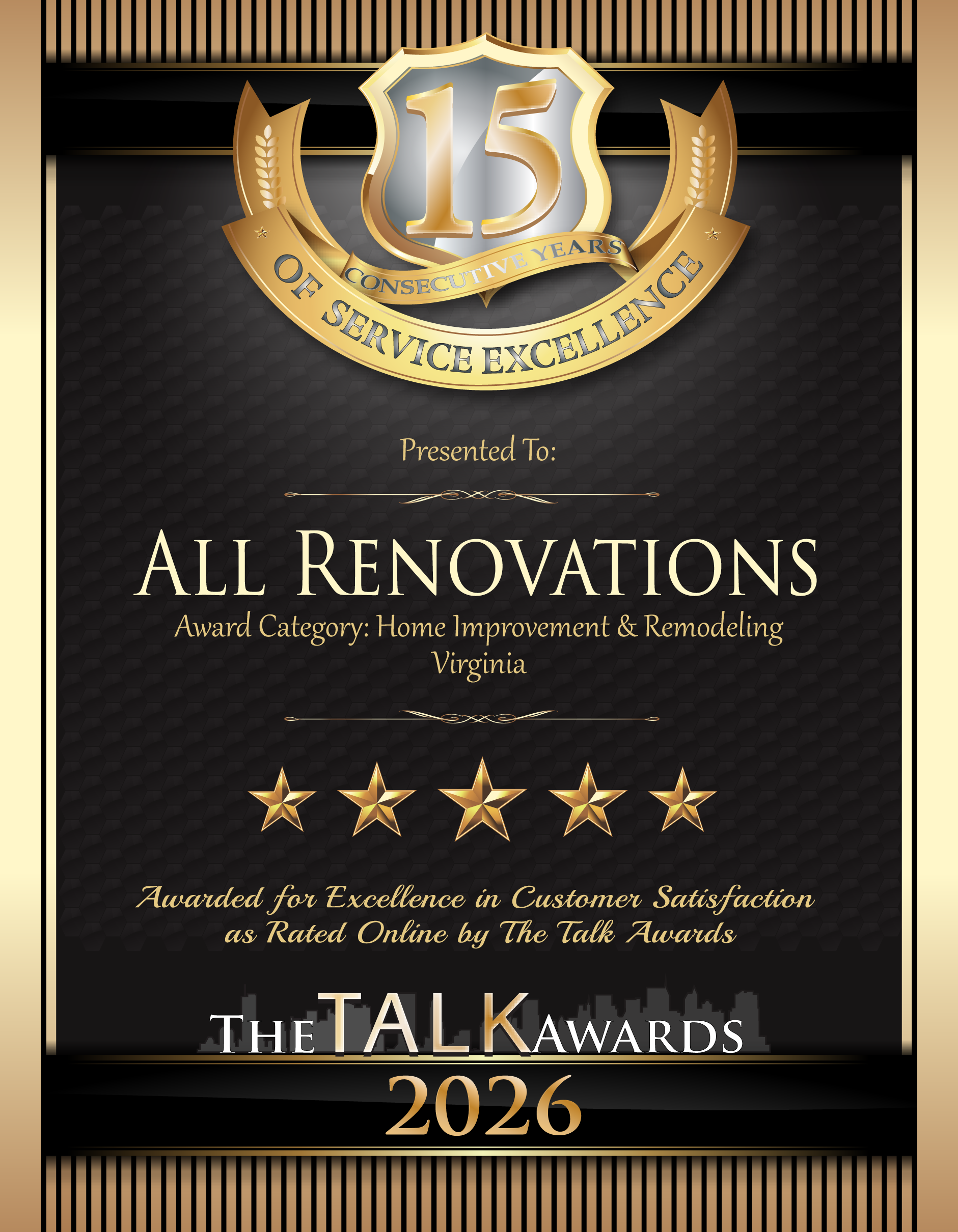 All Renovations 2026 15yr