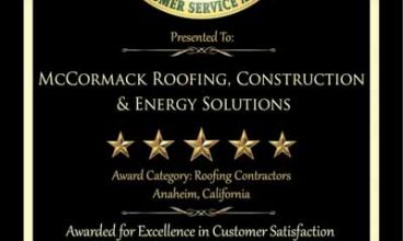 2020 Marks 10 Straight for McCormack Roofing